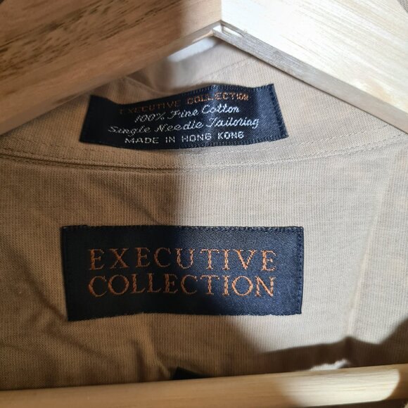 Exclusive collection shirt button down beige longsleeve 16 1/2, 34-35 - Picture 5 of 7